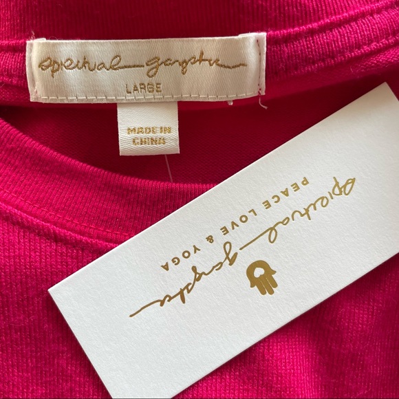 Spiritual Gangster Nothing But Love Savasana sweater  Size Large - Picture 7 of 13